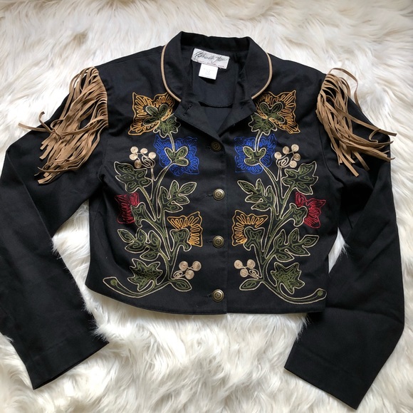 embroidered western jacket